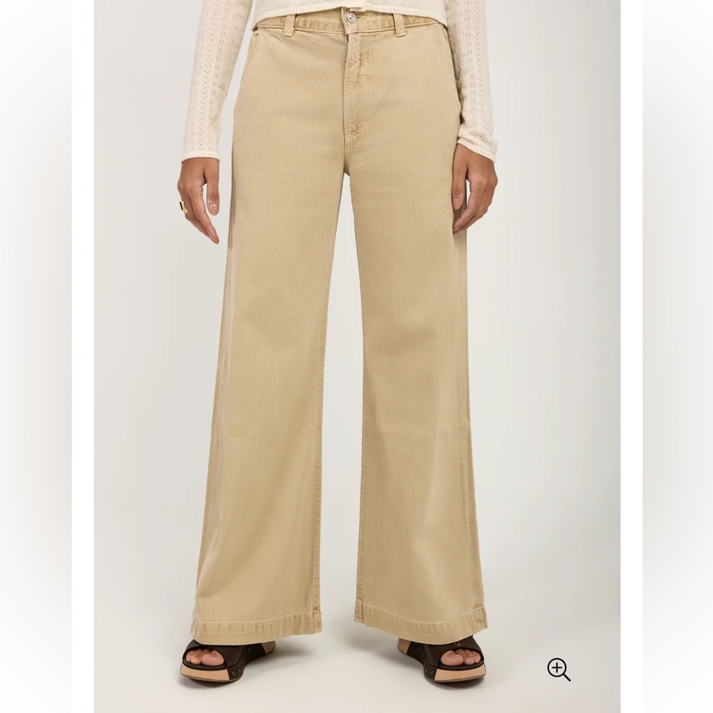Citizens Of Humanity wide leg Beverly trouser in Taos Sand